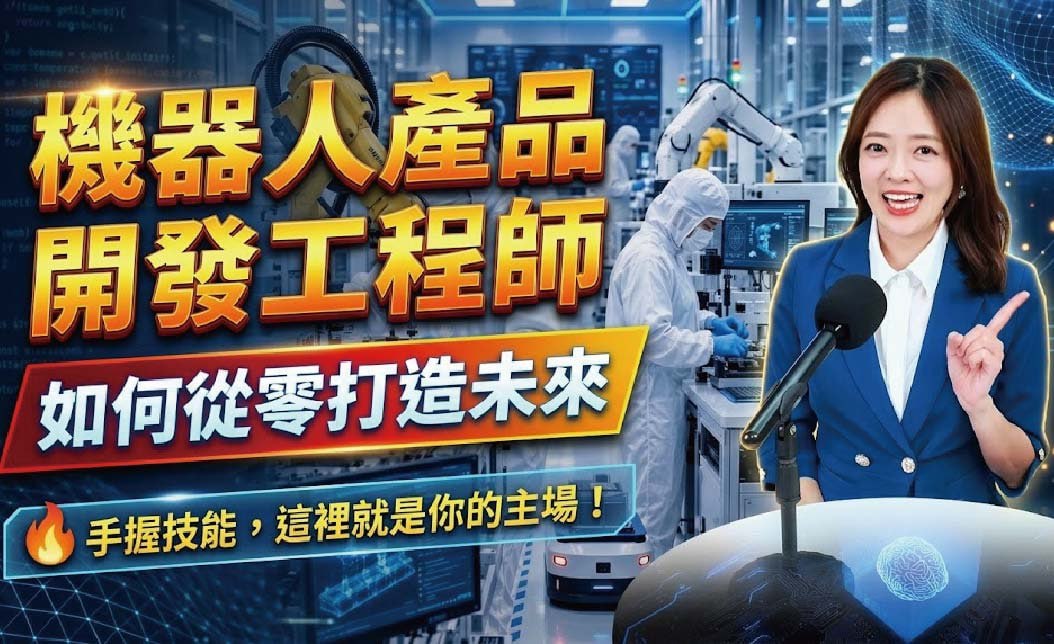 製造業只能顧機台？錯！開箱「機器人產品開發工程師」硬核日常