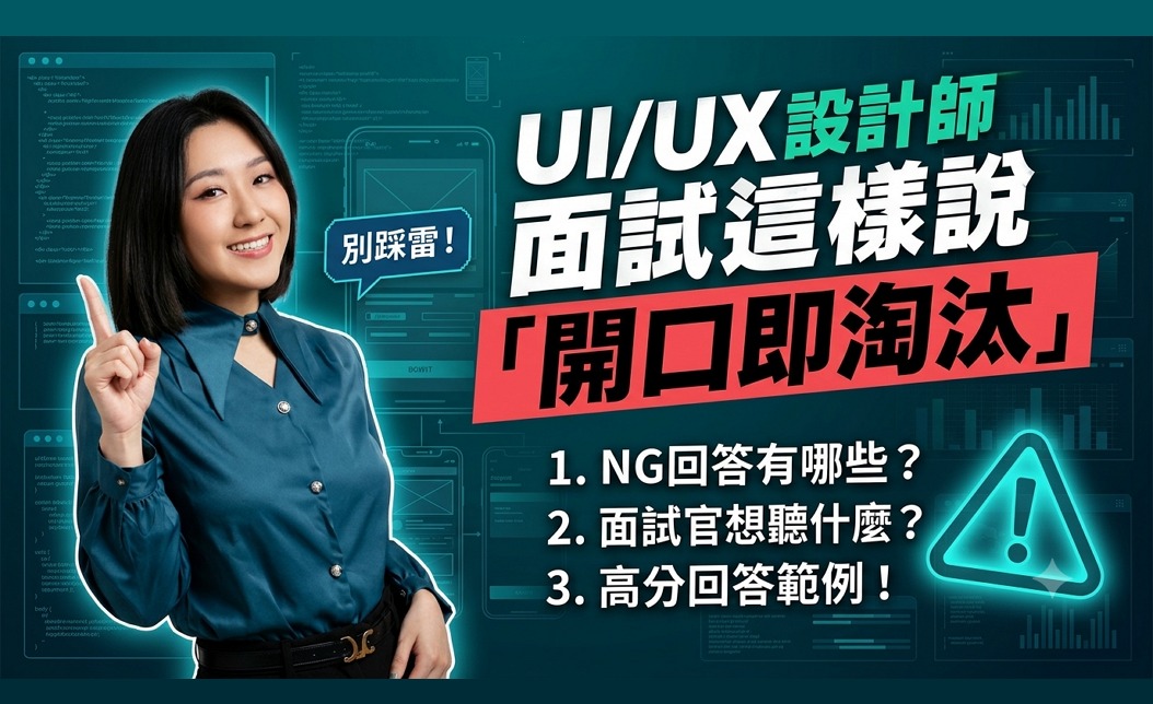 UIUX設計師面試禁忌大公開!專家解密:這樣開口即淘汰